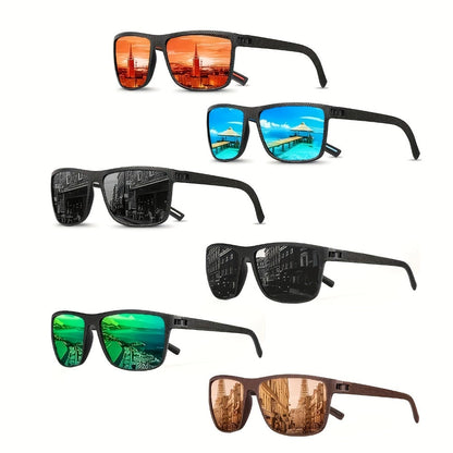 Sunglasses for Men - Bulk 12 Pack for & Women Classic Square Retro UV400 Wholesale Eyewear Set - product detail view 2