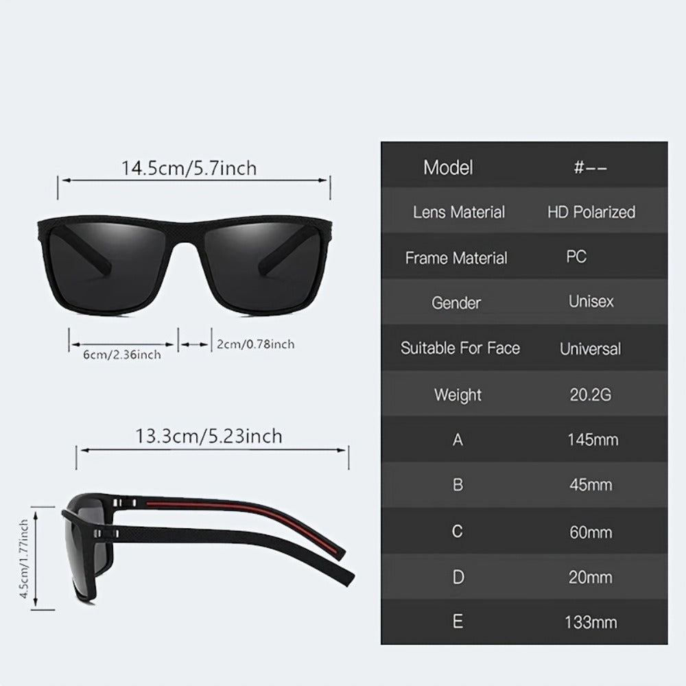 Sunglasses for Men - Bulk 12 Pack for & Women Classic Square Retro UV400 Wholesale Eyewear Set - product detail view 8