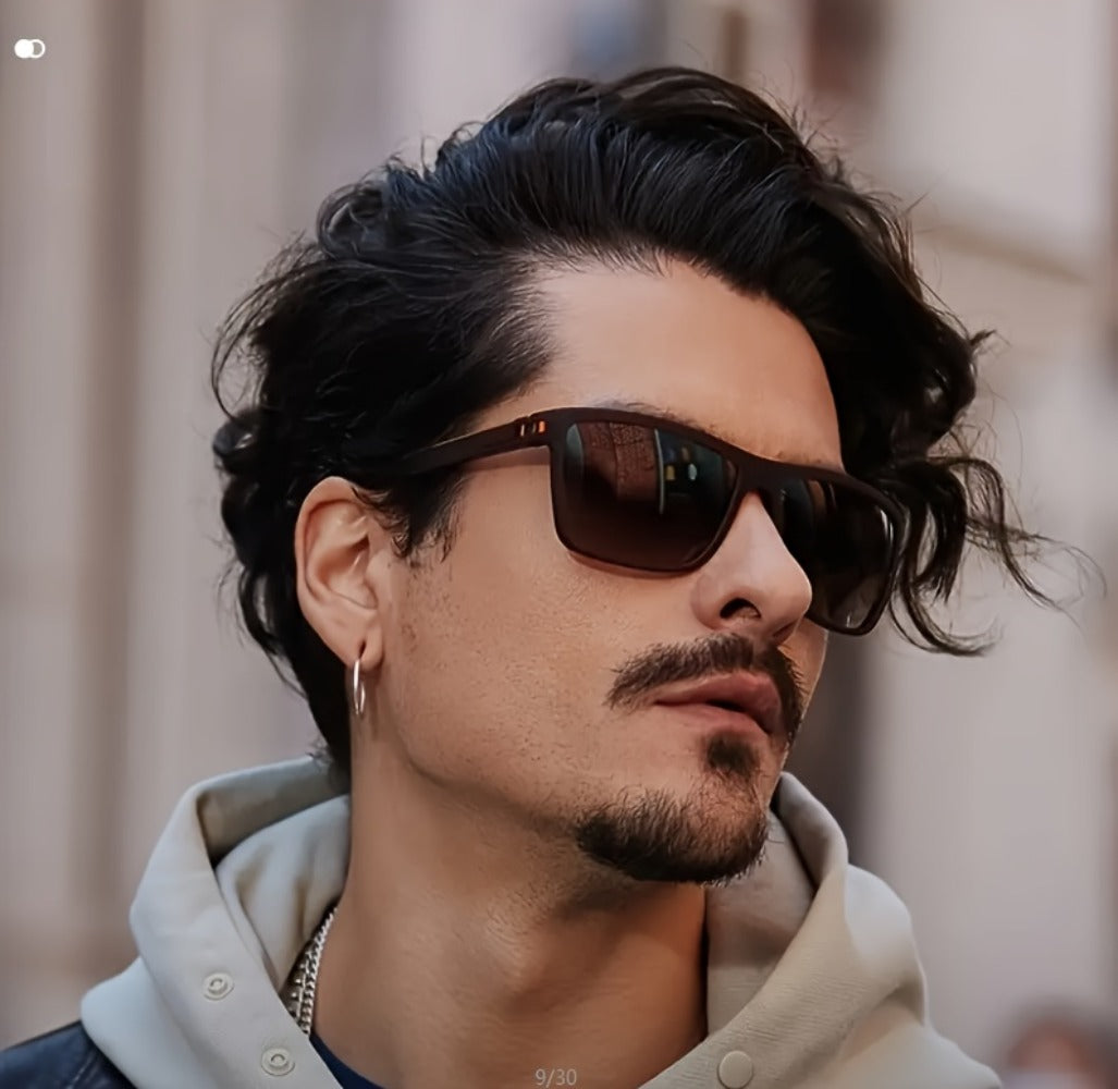 Sunglasses for Men - Bulk 12 Pack for & Women Classic Square Retro UV400 Wholesale Eyewear Set - product detail view 9