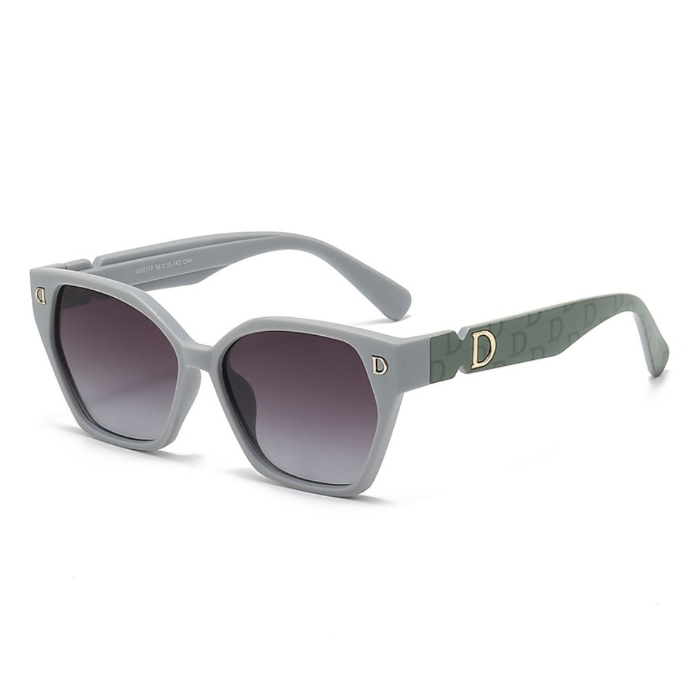 Sunglasses for Men - Cat Eye Glasses Non-Prescription for Women , Trendy Cat-Eye Slanted Frame - product detail view 5
