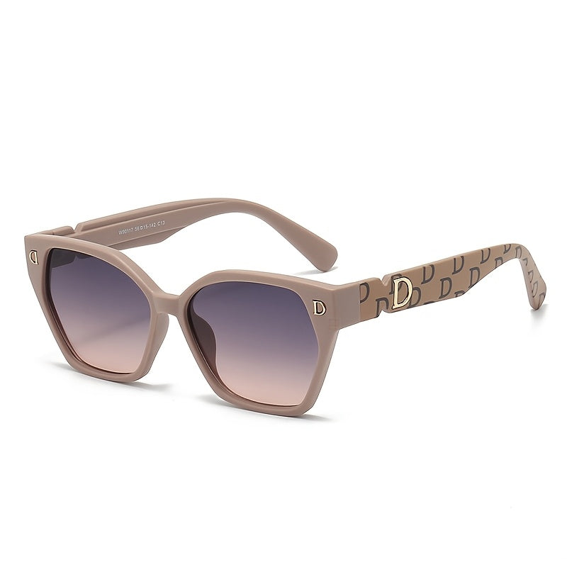 Sunglasses for Men - Cat Eye Glasses Non-Prescription for Women , Trendy Cat-Eye Slanted Frame - product detail view 12