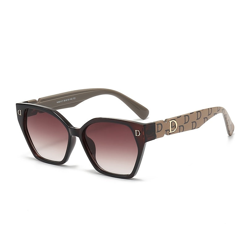 Sunglasses for Men - Cat Eye Glasses Non-Prescription for Women , Trendy Cat-Eye Slanted Frame - product detail view 18