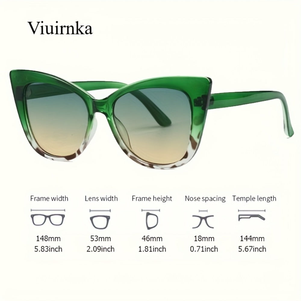 Sunglasses for Women - Cat Eye for , Y2K Retro Luxury Fashion Glasses with UV Protection, Trendy - product detail view 5