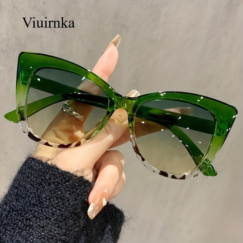 Sunglasses for Women - Cat Eye for , Y2K Retro Luxury Fashion Glasses with UV Protection, Trendy - product detail view 12