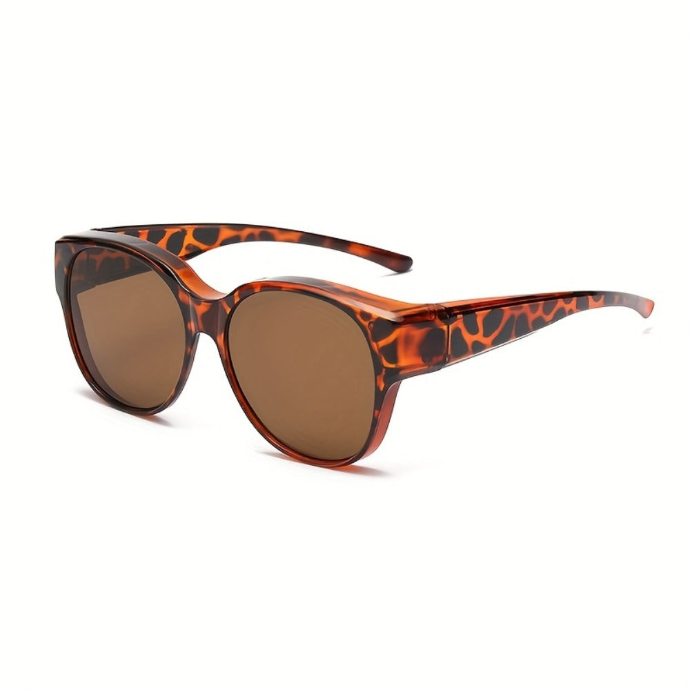 Sunglasses for Men - Clip On Glasses 2 Pack Retro Vintage Round Frames No Tools Needed - product detail view 20