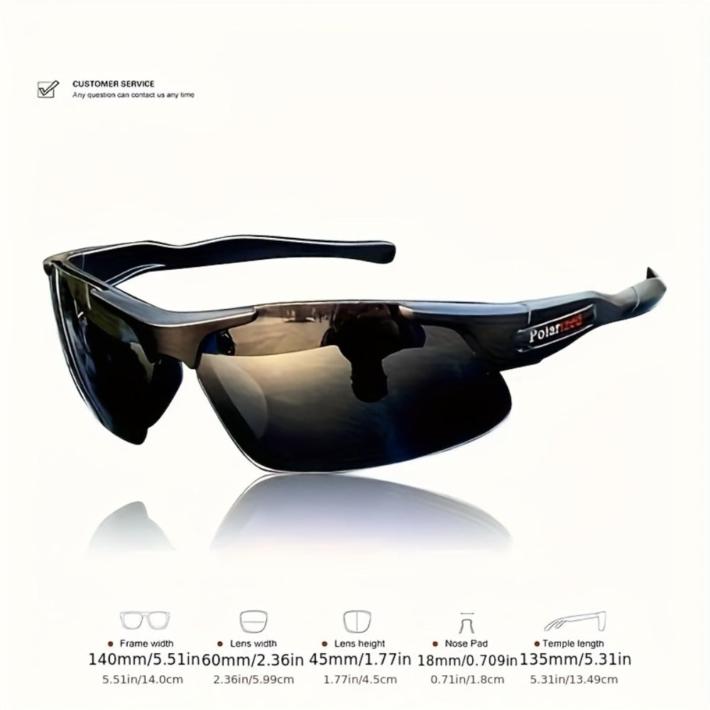 Sunglasses for Men - Driving 3 Pack Polarized Half Frame Anti-Glare UV Protection for Women - product detail view 2