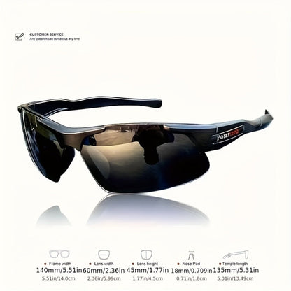 Sunglasses for Men - Driving 3 Pack Polarized Half Frame Anti-Glare UV Protection for Women - product detail view 2