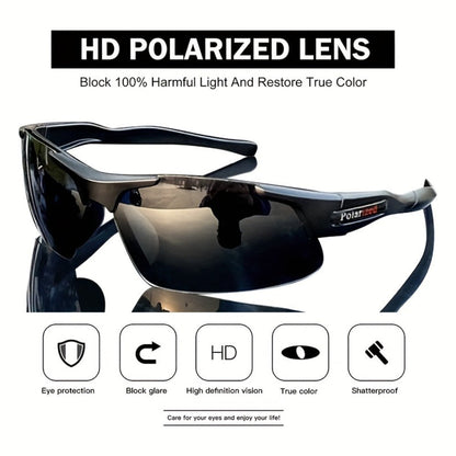 Sunglasses for Men - Driving 3 Pack Polarized Half Frame Anti-Glare UV Protection for Women - product detail view 6