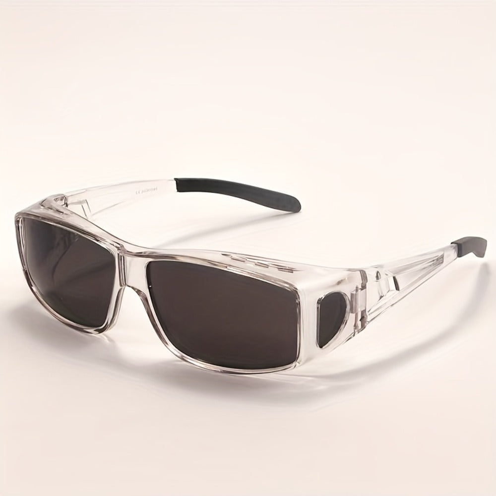 Sunglasses for Men - Fit Over Rectangular Fashion Eyewear Unisex Over Prescription Glasses - product detail view 5