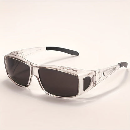 Sunglasses for Men - Fit Over Rectangular Fashion Eyewear Unisex Over Prescription Glasses - product detail view 23