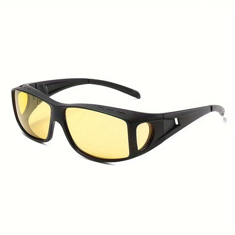 Sunglasses for Men - Fit Over Rectangular Fashion Eyewear Unisex Over Prescription Glasses - product detail view 28