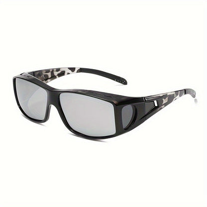 Sunglasses for Men - Fit Over Rectangular Fashion Eyewear Unisex Over Prescription Glasses - product detail view 29