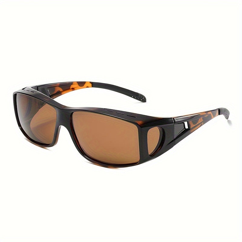 Sunglasses for Men - Fit Over Rectangular Fashion Eyewear Unisex Over Prescription Glasses - product detail view 30