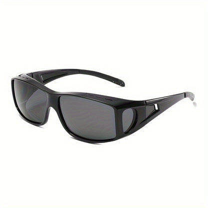 Sunglasses for Men - Fit Over Rectangular Fashion Eyewear Unisex Over Prescription Glasses - product detail view 31