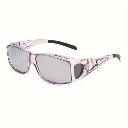 Sunglasses for Men - Fit Over Rectangular Fashion Eyewear Unisex Over Prescription Glasses - product detail view 33