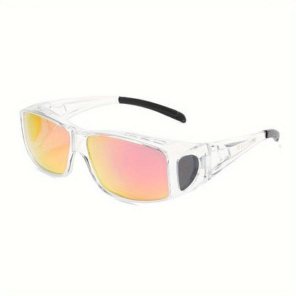 Sunglasses for Men - Fit Over Rectangular Fashion Eyewear Unisex Over Prescription Glasses - product detail view 34