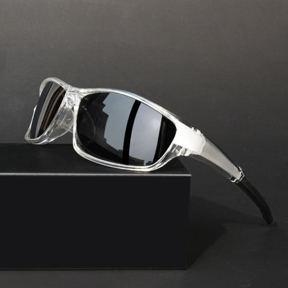 Sunglasses for Men - Full Frame Glasses Lightweight PC Lens - Futuristic Modern Eyewear with - product detail view 12