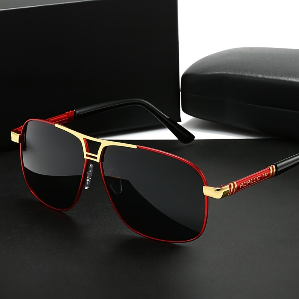 Sunglasses for Men - Full Rim Women Oversized 139mm+ Frame TAC Gradient Lens UV Protection - main product view