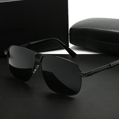 Sunglasses for Men - Full Rim Women Oversized 139mm+ Frame TAC Gradient Lens UV Protection - product detail view 4