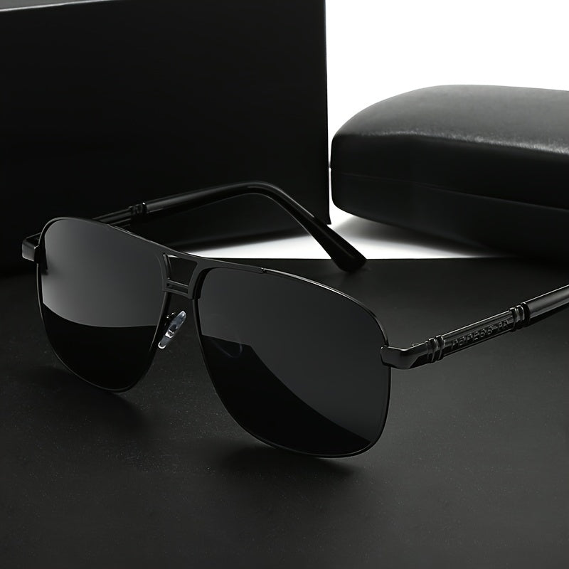 Sunglasses for Men - Full Rim Women Oversized 139mm+ Frame TAC Gradient Lens UV Protection - product detail view 14