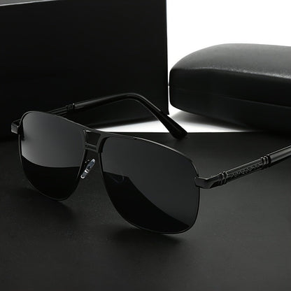 Sunglasses for Men - Full Rim Women Oversized 139mm+ Frame TAC Gradient Lens UV Protection - product detail view 14