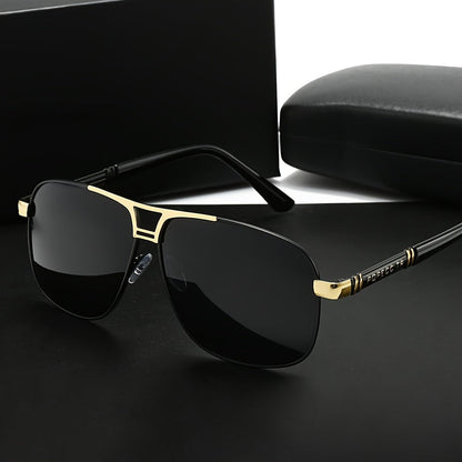 Sunglasses for Men - Full Rim Women Oversized 139mm+ Frame TAC Gradient Lens UV Protection - product detail view 15