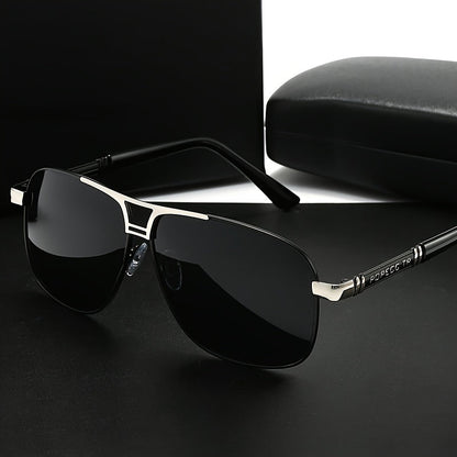 Sunglasses for Men - Full Rim Women Oversized 139mm+ Frame TAC Gradient Lens UV Protection - product detail view 16