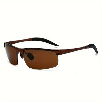 Sunglasses for Men - HD Polarized Al-Mg Alloy Ultralight Frame UV400 for Women High-Definition - product detail view 14