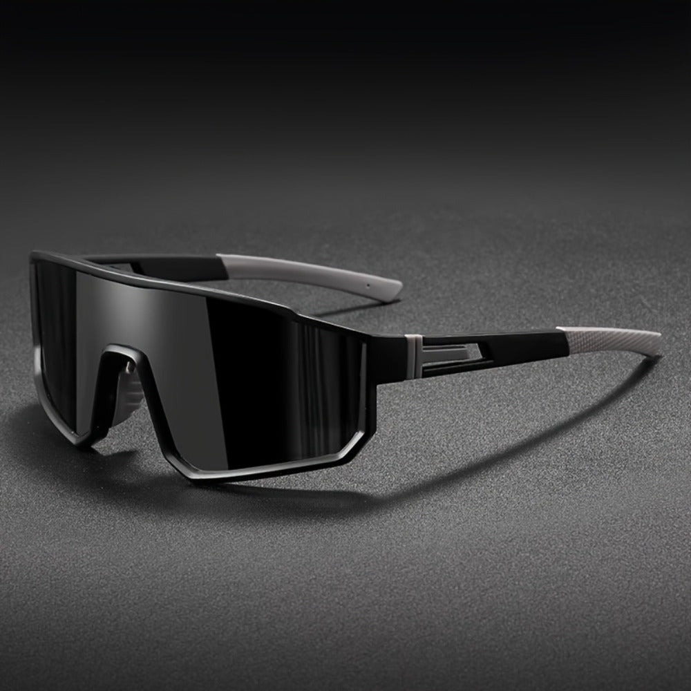 Sunglasses for Men - Mirrored 3 Pack Set Colorful Reflective Lenses, PC Polycarbonate Frame - product detail view 4