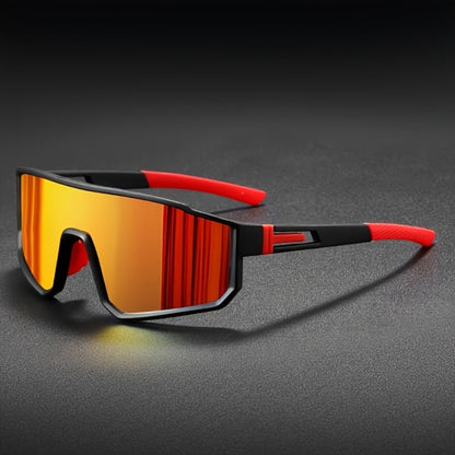 Sunglasses for Men - Mirrored 3 Pack Set Colorful Reflective Lenses, PC Polycarbonate Frame - product detail view 7