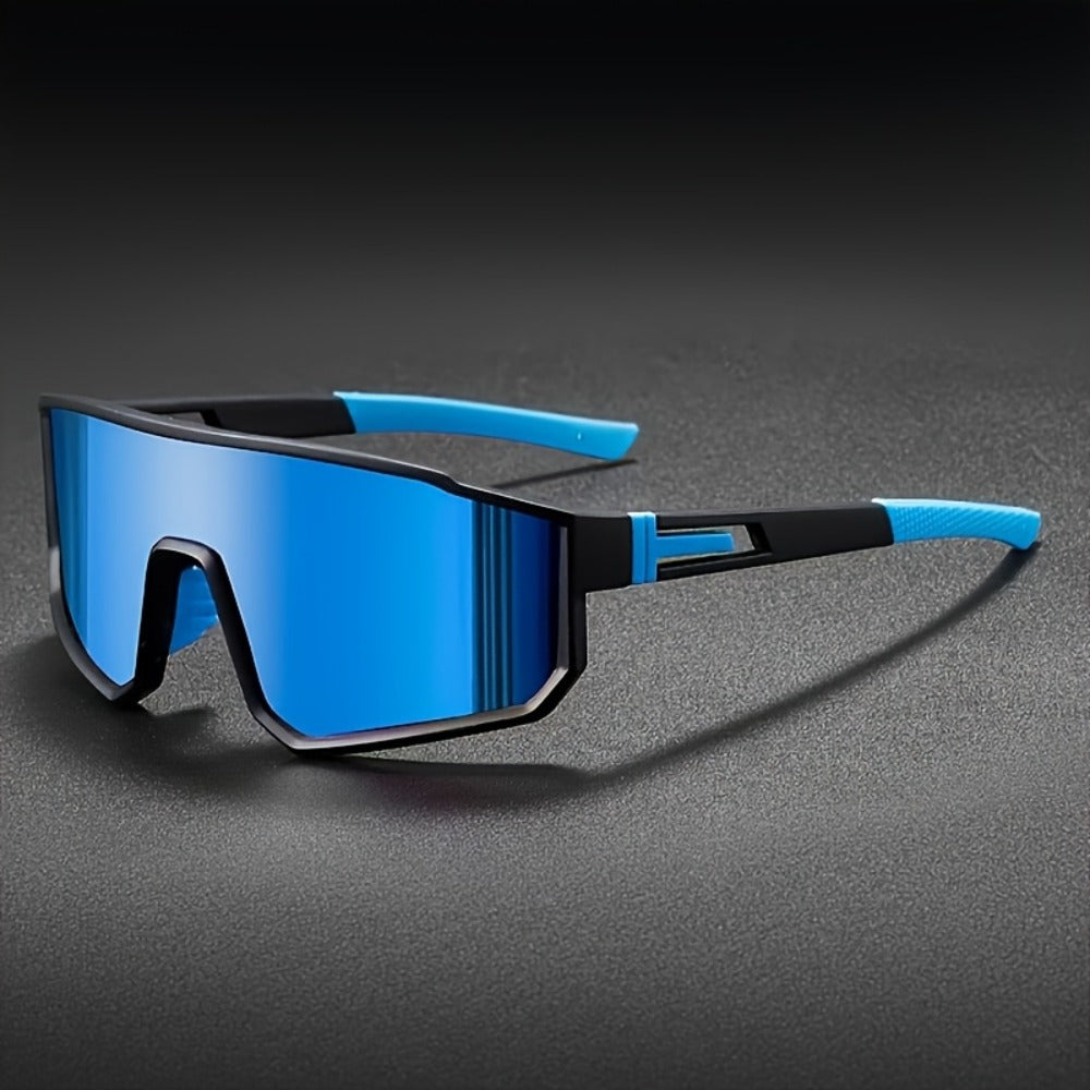 Sunglasses for Men - Mirrored 3 Pack Set Colorful Reflective Lenses, PC Polycarbonate Frame - product detail view 8