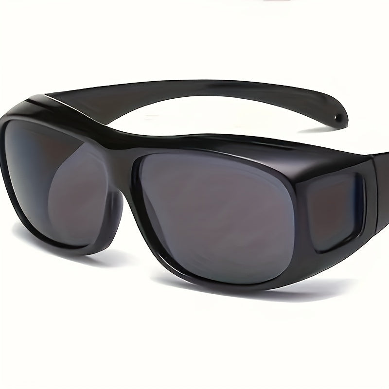 Sunglasses for Men - Night Driving Glasses Wrap-Around Night Vision Anti-Glare for Women, Day & - product detail view 17
