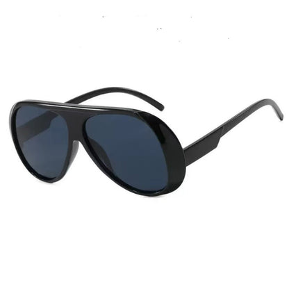 Sunglasses for Men - Oversized for Big Faces Women Retro Large Frame Vintage UV400 Fashion - product detail view 4