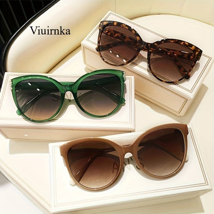 Sunglasses for Women - Oversized Cat Eye for UV Protection Y2K Luxury Fashion Shades Lightweight - product detail view 8
