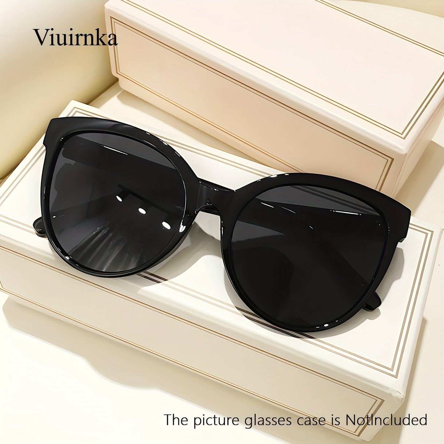 Sunglasses for Women - Oversized Cat Eye for UV Protection Y2K Luxury Fashion Shades Lightweight - product detail view 27