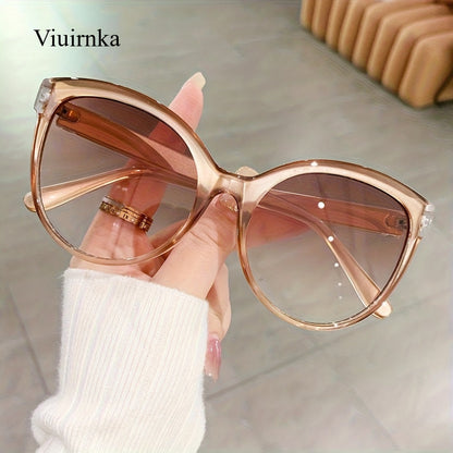 Sunglasses for Women - Oversized Cat Eye for UV Protection Y2K Luxury Fashion Shades Lightweight - product detail view 30