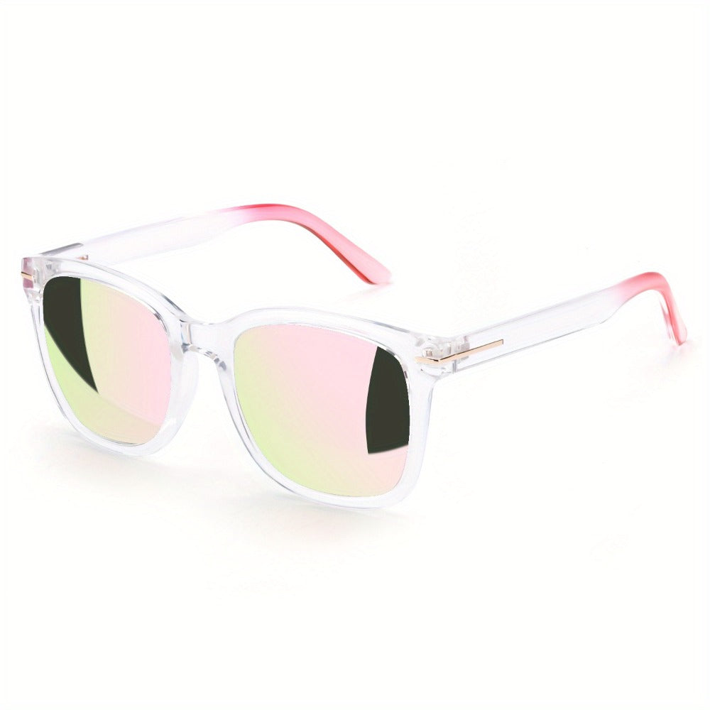 Sunglasses for Women - Oversized for Polarized Square Mirrored Frame UV400, Trendy Fashion Shades - product detail view 12