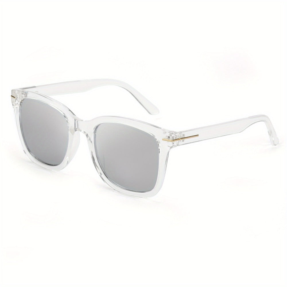 Sunglasses for Women - Oversized for Polarized Square Mirrored Frame UV400, Trendy Fashion Shades - product detail view 16