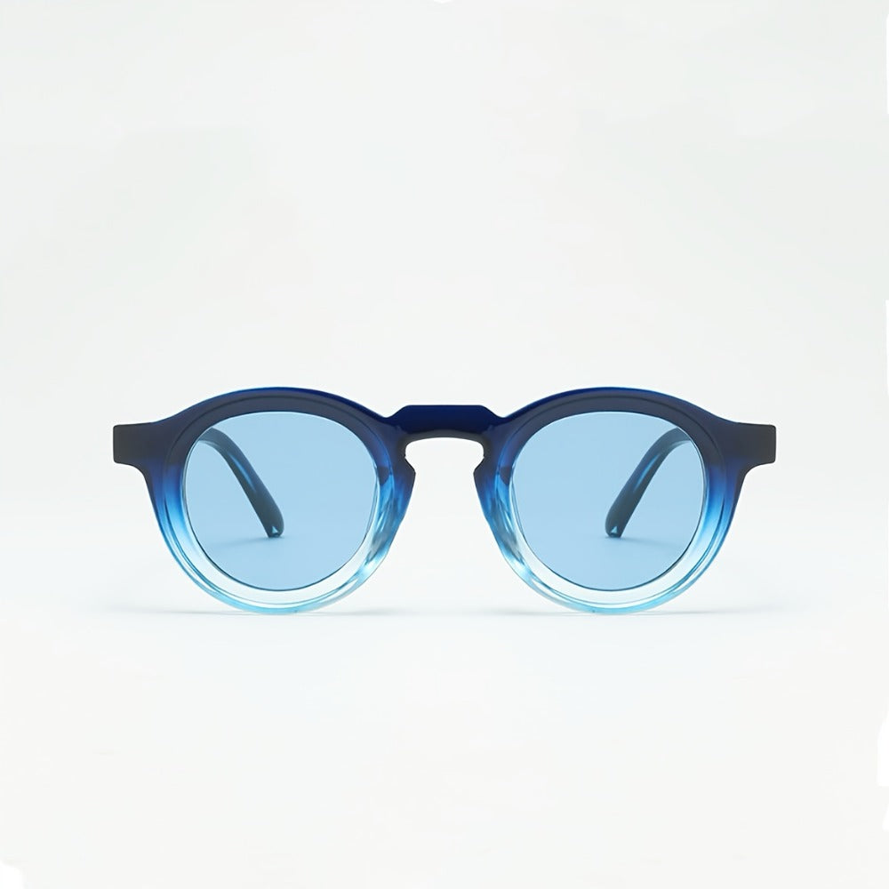 Sunglasses for Men - Oversized Round Gradient Lens UV400 Retro Vintage Style for & Women - product detail view 7