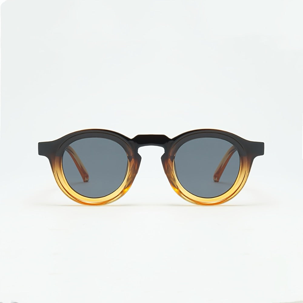 Sunglasses for Men - Oversized Round Gradient Lens UV400 Retro Vintage Style for & Women - product detail view 10