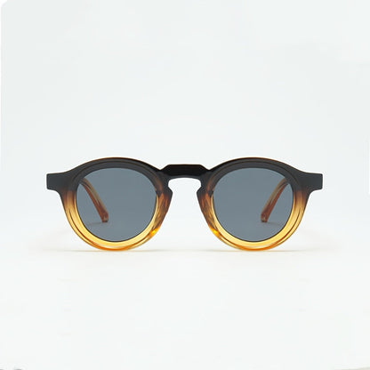 Sunglasses for Men - Oversized Round Gradient Lens UV400 Retro Vintage Style for & Women - product detail view 10