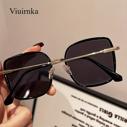 Sunglasses for Men - Oversized Square Gradient UV400 for Women - Trendy Unisex Fashion Eyewear - product detail view 9