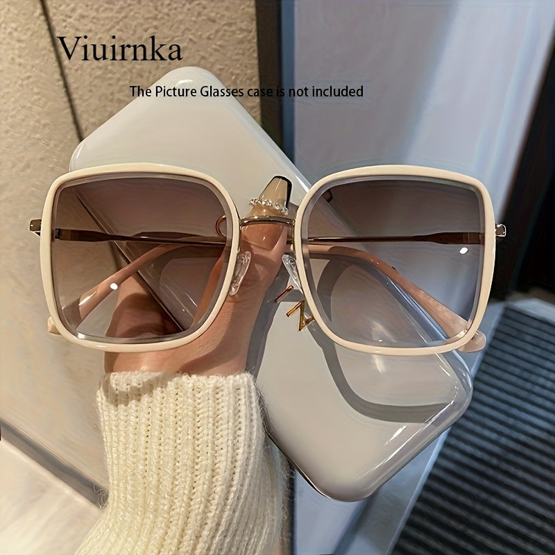Sunglasses for Men - Oversized Square Gradient UV400 for Women - Trendy Unisex Fashion Eyewear - product detail view 16