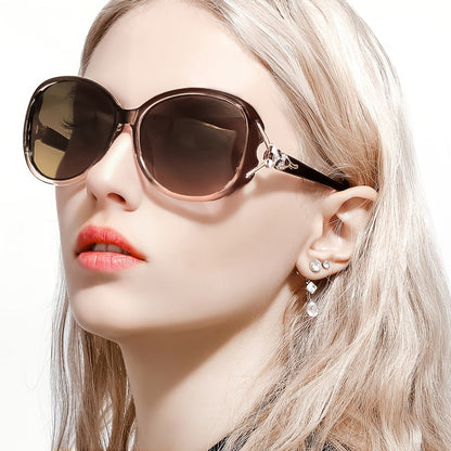 Sunglasses for Women - Oversized for UV400 Large Frame Anti-Glare Fashion Eyewear 8842 Style - product detail view 2