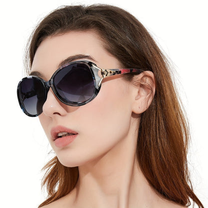 Sunglasses for Women - Oversized for UV400 Large Frame Anti-Glare Fashion Eyewear 8842 Style - product detail view 4