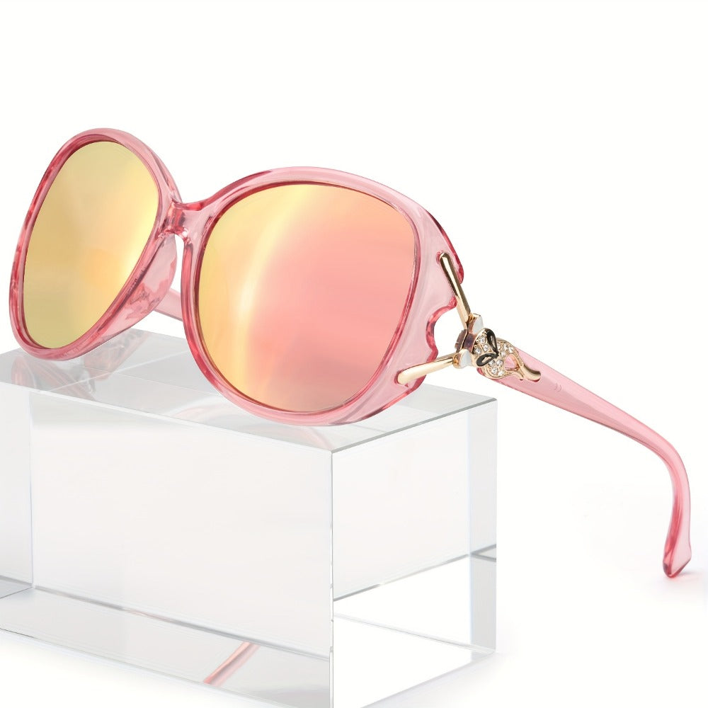Sunglasses for Women - Oversized for UV400 Large Frame Anti-Glare Fashion Eyewear 8842 Style - product detail view 7