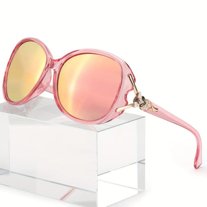 Sunglasses for Women - Oversized for UV400 Large Frame Anti-Glare Fashion Eyewear 8842 Style - product detail view 7