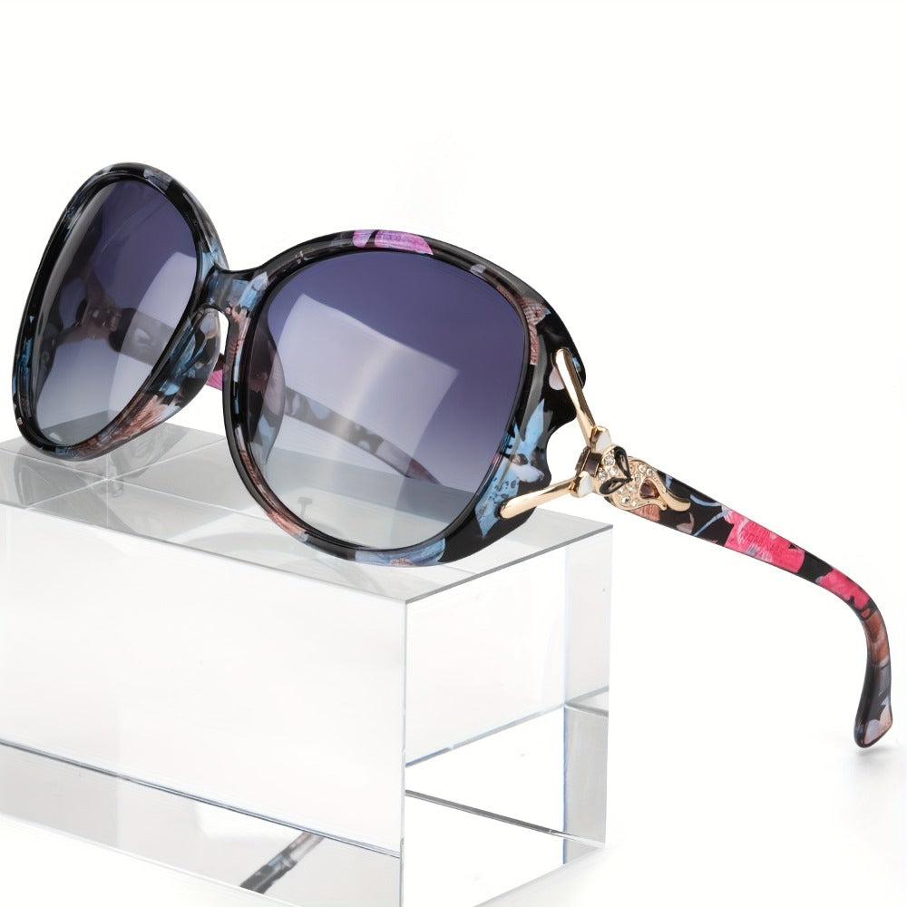 Sunglasses for Women - Oversized for UV400 Large Frame Anti-Glare Fashion Eyewear 8842 Style - product detail view 11