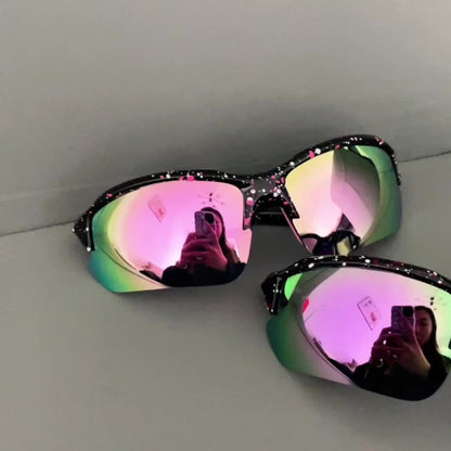 Sunglasses for Women - Polarized for 2 Pack Semi-Rimless UV400 Anti-Glare Mirror Lens TAC Coating - product detail view 8