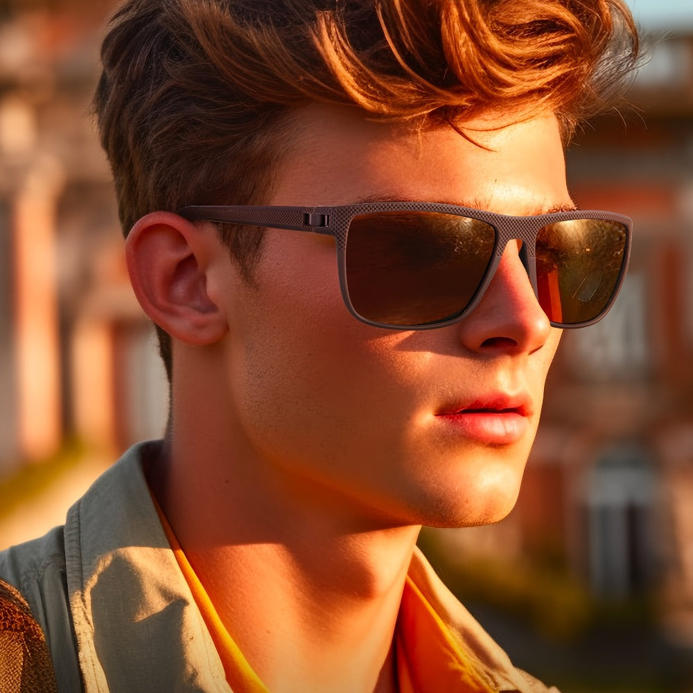 Sunglasses for Men - Polarized 3 Pack for Women Classic Square Sport Lightweight UV400 - product detail view 10